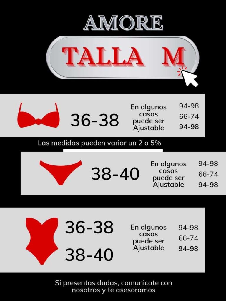 lenceria talla M